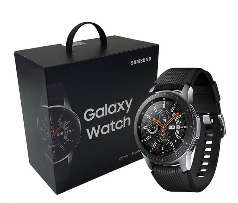New-Samsung-Galaxy-Watch-SM-R800-Smartwatch-46mm-Silver-Bluetooth-WiFi