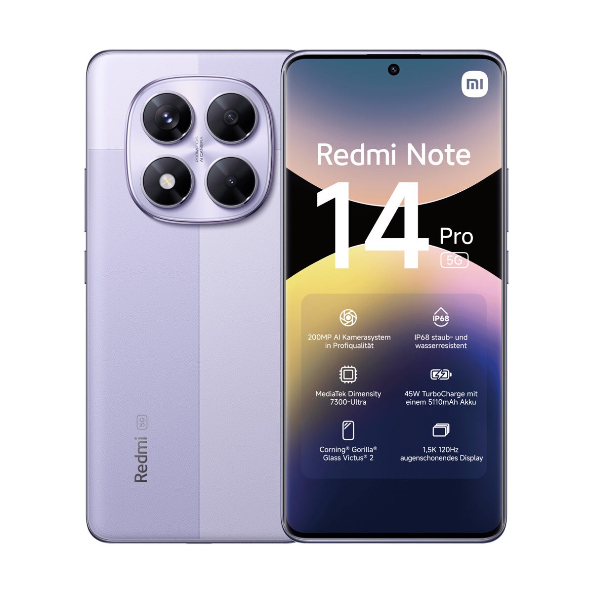 XIAOMI Redmi Note 14 PRO 5G (lavander purple) 8/256GB